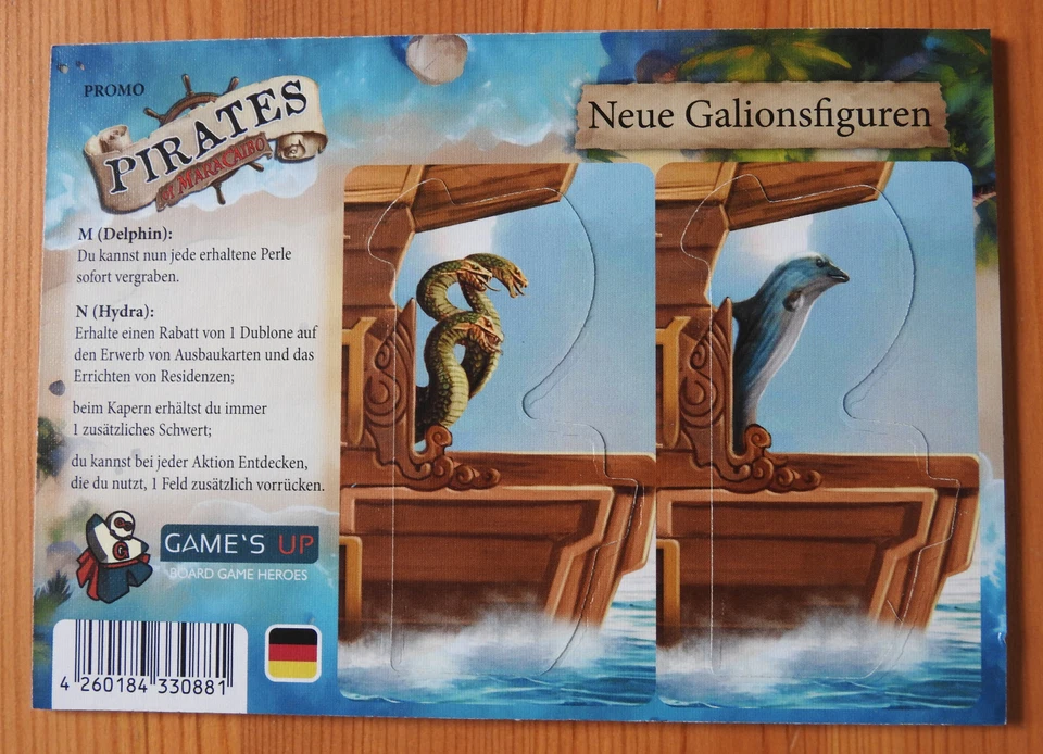 Pirates of Maracaibo – New Figureheads | Promo Mini Expansion | New | English - Image 4 of 4