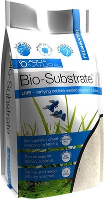 Sugar White Sand Bio-Substrate 5lb Freshwater Aquariums Sand seeded W/ Start up