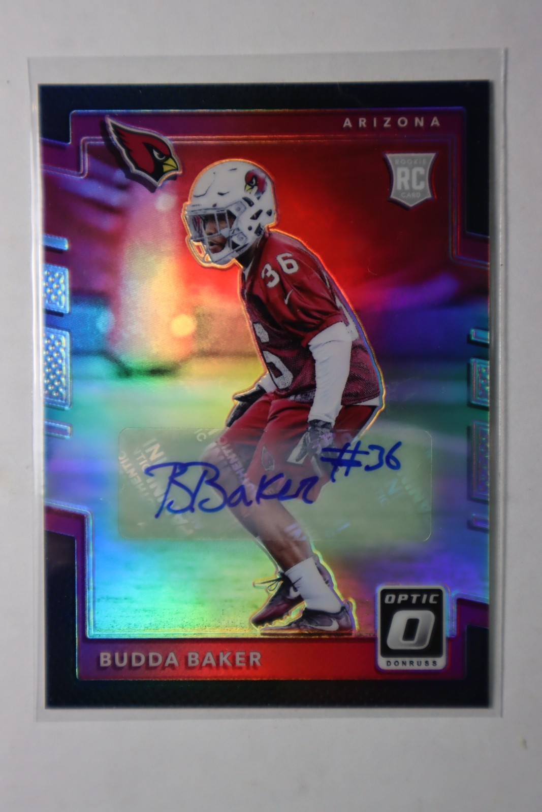 Budda Baker Panini Donruss Optic #149 Autograph-Black