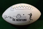 JOE MONTANA SIGNED PROMO FOOTBALL - I CAUGHT A PASS FROM - COA #PC4867368 AUTO