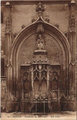 CPA ROUEN - Fontaine de la crosse (154428)
