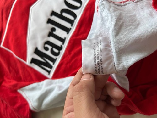 VINTAGE FERRARI MARLBORO FORMULA 1 UNO RACING POLO SHIRT 2006 TEE Y2K F1 SZ L - Picture 9 of 9
