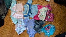 Build A Bear Clothes Lot 8 Pc Girls Outfit Bundle pj's, outfit, swimsuit, sweate