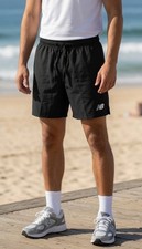 52 New Balance Men's Brief Running Shorts 5" - Black - Large - New With Tags