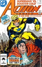 Action Comics #594 VF+ 8.5 1987 Stock Image