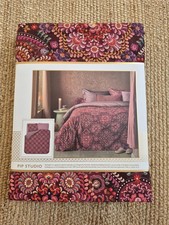 NEW Pip Studio bedding 155x220 Il Mosaico dark red cotton flannel NP €120