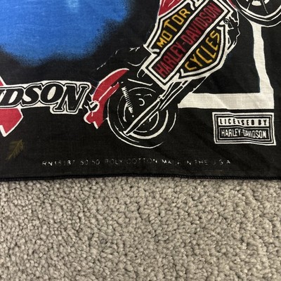 Vintage 90s Harley-Davidson Ride Into The 21st Century Bandana