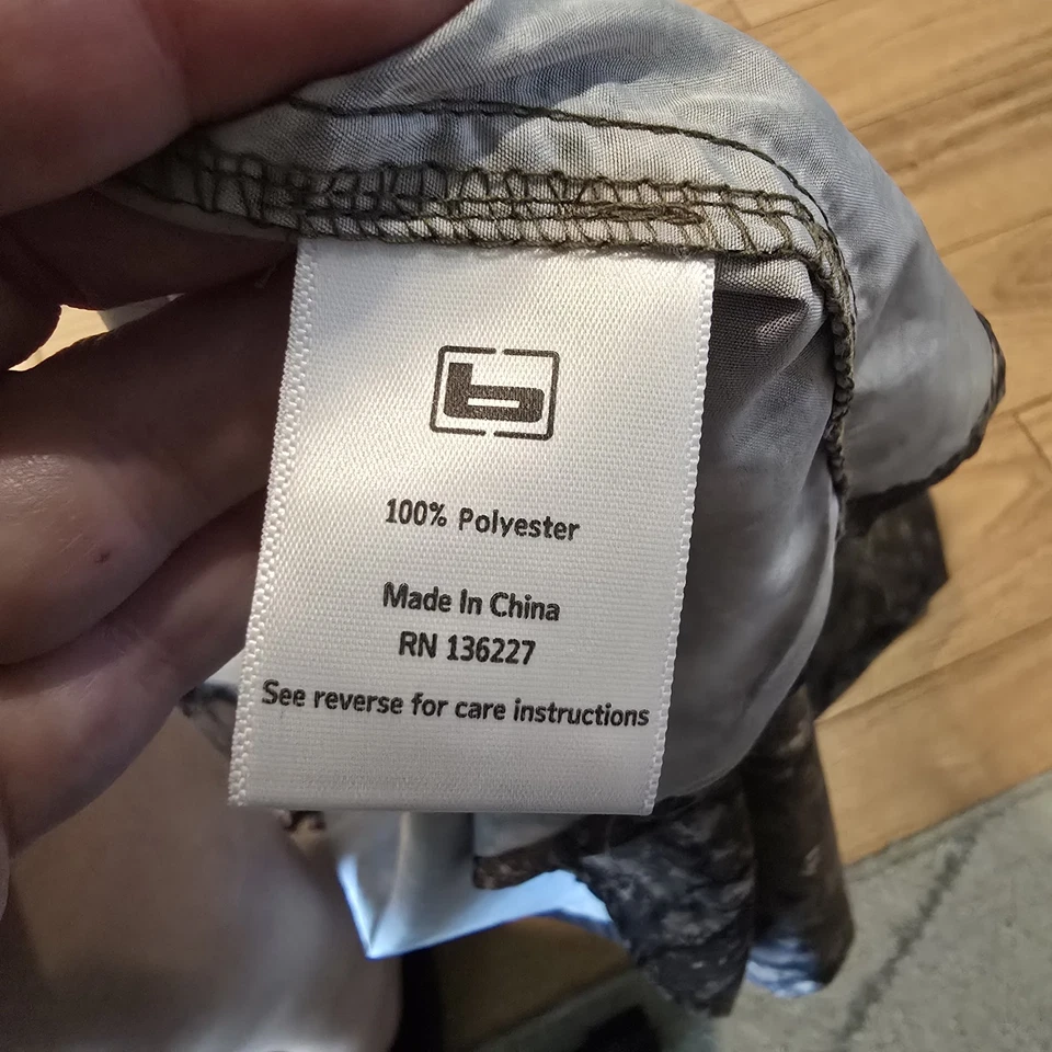 Banded Realtree Timber Camo Vented Lightweight Button Down L/S Shirt Men's 2XLT - Image 4 of 4