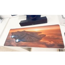 Millennium Falcon Sunset Large Mouse Pad 31"x11.5" Anti-Slip Desk Keyboard Mat