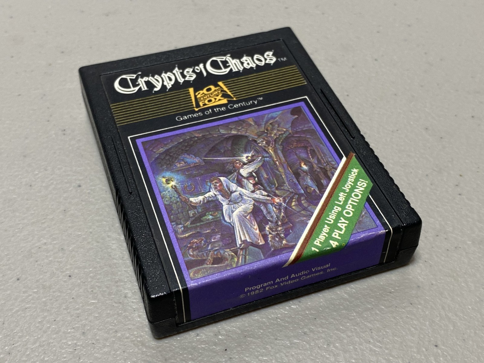 Crypts of Chaos (for Atari 2600) Game Cartridge, NTSC
