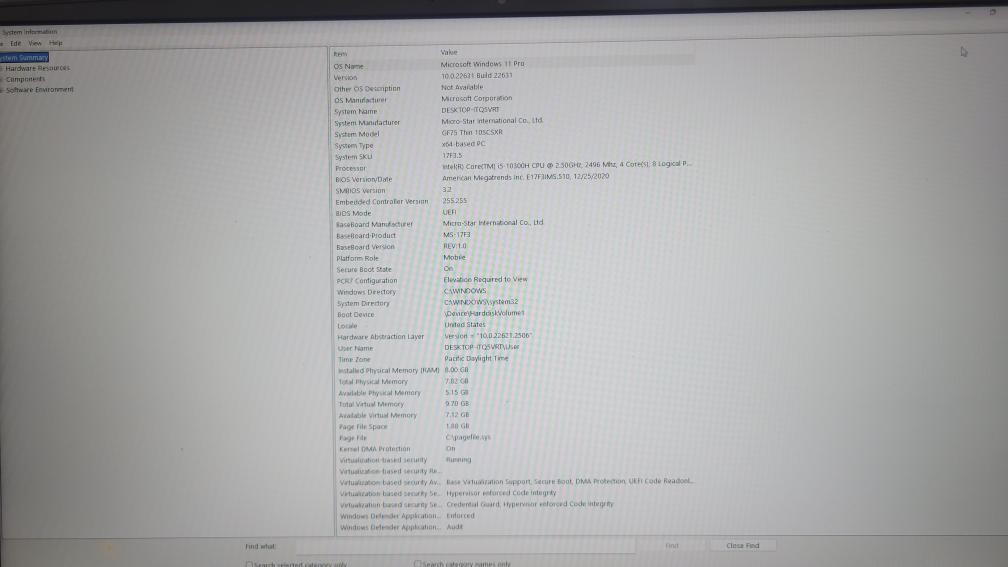 MSI COMPUTER MS-17F3 (P14020873)