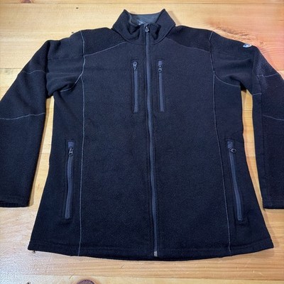 KUHL Interceptr Full Zip Fleece Jacket Men s Size Large Black Gorpcore 108846