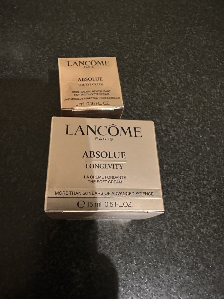 LANCOME Absolue Longevity The Soft Cream 15mL & Absolute Eye Creme