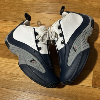 Mens Reebok Allen Iverson Answer Navy Blue Only The Strong Survive Size 7 Used