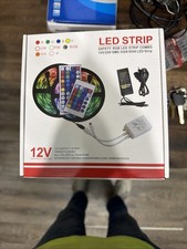 LED Light Strip Kit RGB led Strip Waterproof 5050 RGB 16.4Ft 300 LEDs