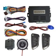 BANVIE Car Alarm System with Remote without siren connect to car horn 