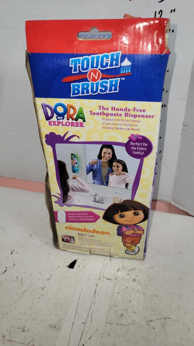 Dora The Explorer Touch n Brush Hands Free Toothpaste Dispenser