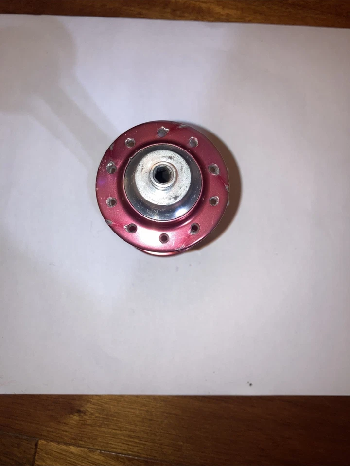 Freio Chris King R45 20h cubo dianteiro aro Qr rosa/vermelho  - Imagem 4 de 4