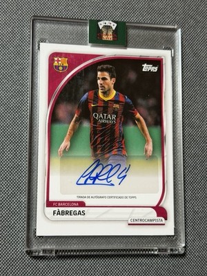 Topps Cesc Fabregas Base Auto FC Barcelona