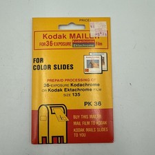 VINTAGE KODAK MAILER FOR 36 EXPOSURE COLOR SLIDES 135 FILM SEALED NOS