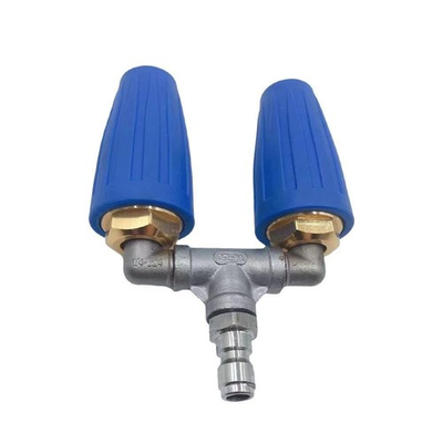 #ad 2.5 Orifice 360° Rotating Pressure Washer Dual Turbo Nozzle 1 4quot; Connector New $17.99