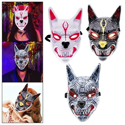 Halloween Deko Kostüme Zubehör Party Realistische Kopfbedeckung Wolf für