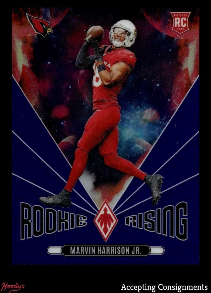 2024 Panini Phoenix Rookie Rising Blue #45 Marvin Harrison Jr. RC /50 CARDINALS