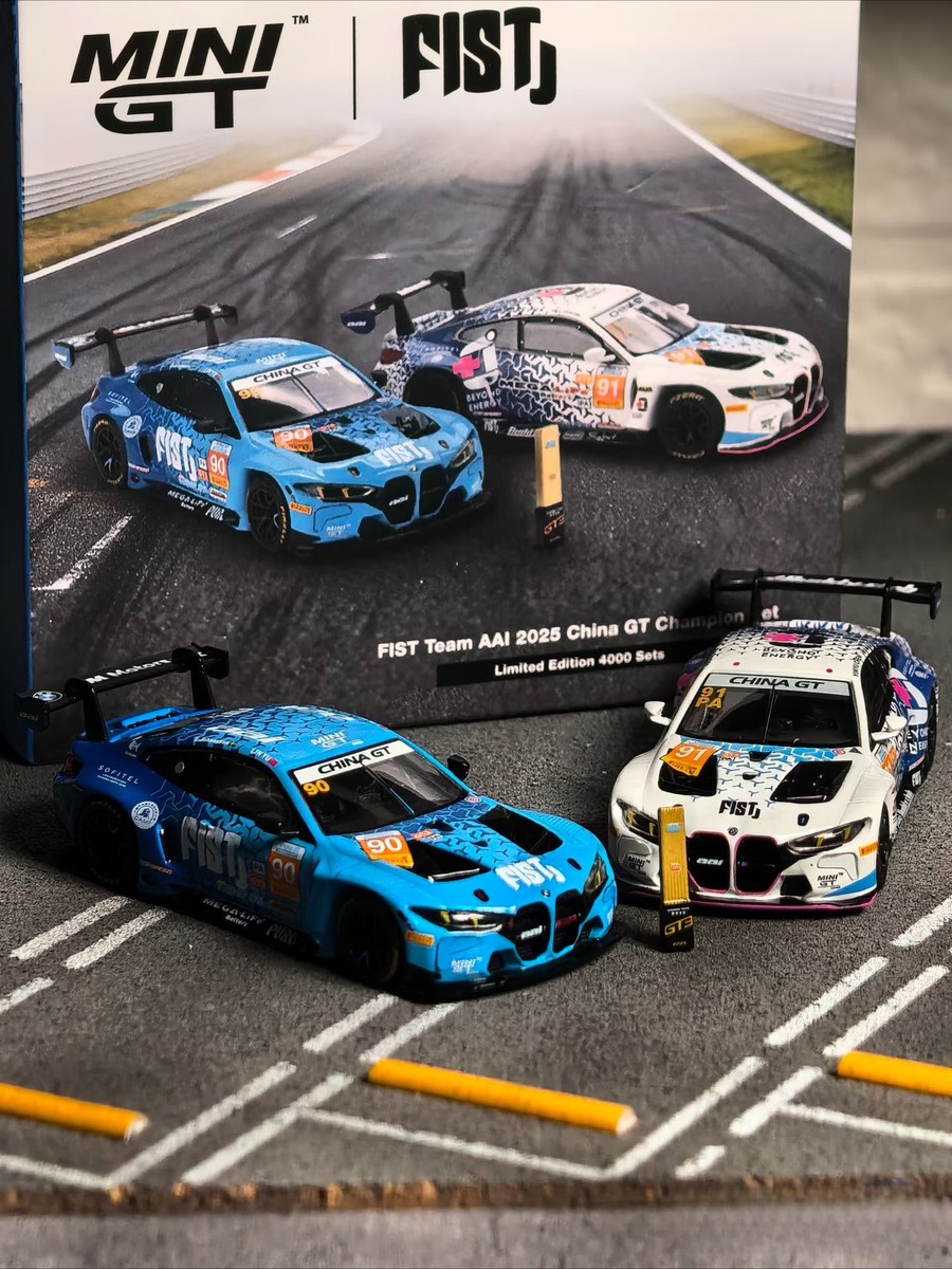 MINI GT 1:64 FIST Team AAI BMW M4 GT3 EVO 2025 China GT Champion