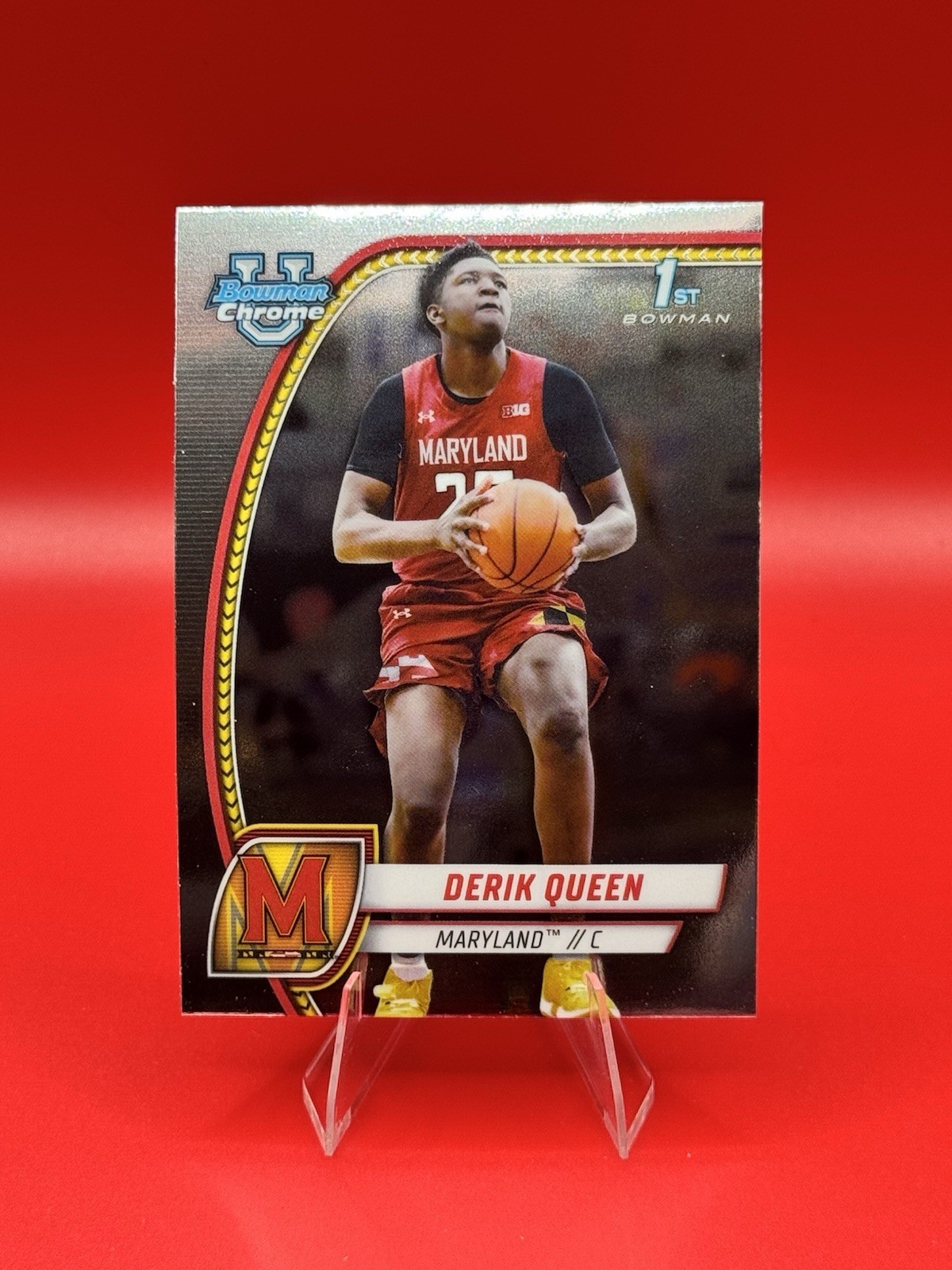 2024-25 Bowman University Chrome Derik Queen #19 (RC)