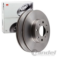 2X NK Bremsscheiben 242Mm BelÜFtet Vorne Passend FÜR Honda Civic CRX Integra |