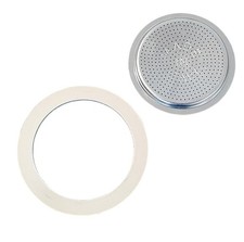 Bialetti 1 Dichtung+Filter für 6 Tassen New Moka Induction / 4 Tassen New Brikka