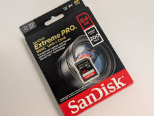 SanDisk Extreme Pro 64GB v30 - SDXC Memory Card