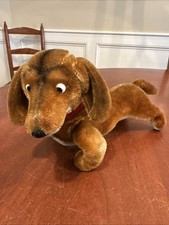 Vintage Steiff Hexie Dachshund 11 Mohair Excellent Condition 1950 With Tag