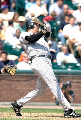 Larry Walker Colorado Rockies bats v the San Francisco Giants duri- Old Photo 14