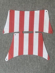 LEGO Vintage Cloth Sail Assembly Of 2 Sails sailbb75c01 Black Sea Barracuda 6285