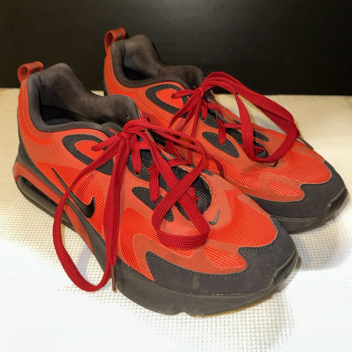 Aq2568 600 Nike Air Max 200 Mens Red And Black Nike Air Max 200