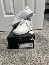adidas VL Court 3.0 ID8795 Women's White Leather Sneakers Athletic Shoes 5 1/2