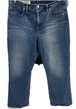 Gap Kick Fit High Rise Denim Jeans Womens Medium Wash Casual Relaxed Sz 33/16RS
