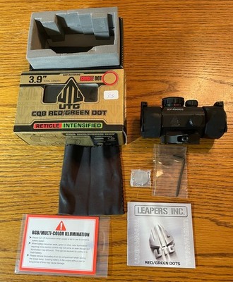 UTG 3.9'' ITA Red/Green Dot Sight w/Integral QD Mount 30mm 4 MOA SCP-RG40SDQ - 53