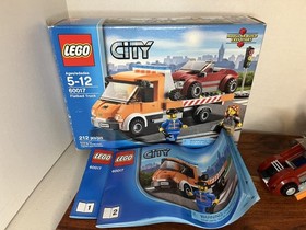 LEGO Retired 60017 City Flatbed Truck 100% Complete with Box and Manuals 