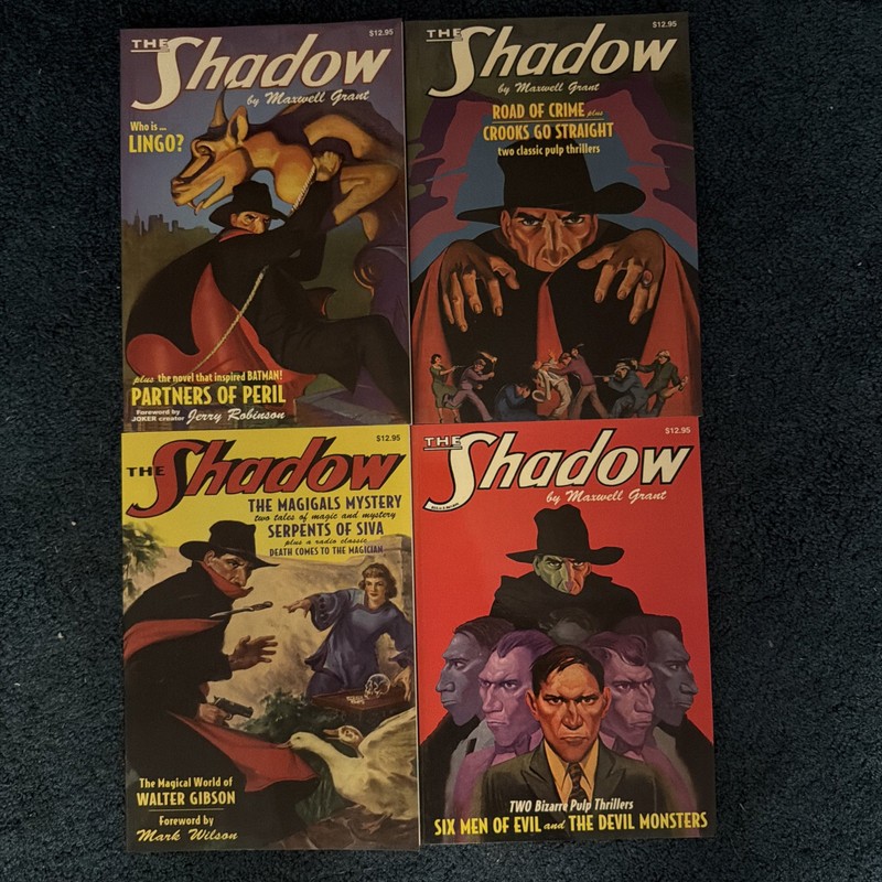 The Shadow Lot Of 4 TPB’s Near Mint NM Nostalgia Ventures Sanctum Books