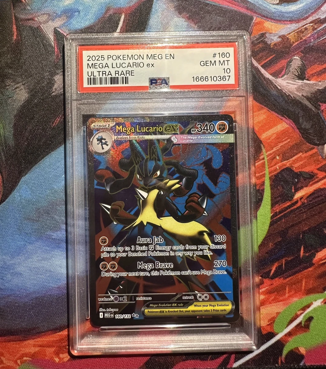 Pokémon TCG Grade 10 Lucario Individual Collectible Card Game