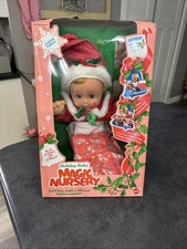 Vintage 1991 Holiday Baby Magic Nursery Doll Mint In Box