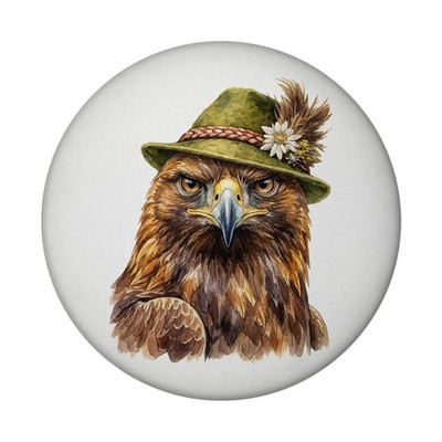 Steinadler mit alpenländischem Trachtenhut Magnet