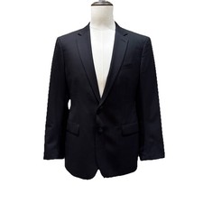 Banana Republic Blazer 40R Black Marzotto Super 120'S Standard Fit Suit Jacket