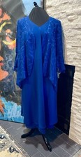 NWT Koret Petites Royal Blue Cocktail Party MOB Dress Size 16P Cocktail Party