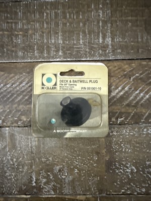 Moeller 51001-10 3/8'' Snap-Tite Deck and Baitwell Drain Plug