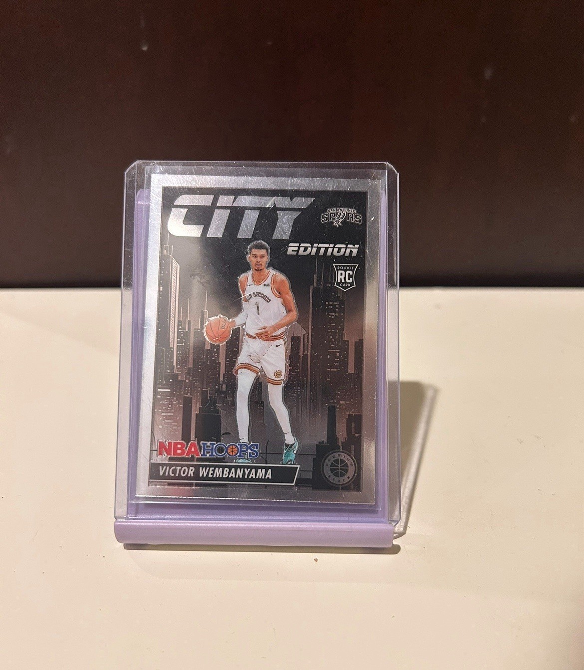 2023-24 Panini NBA Hoops Premium Stock - City Edition #25 Victor Wembanyama (RC)