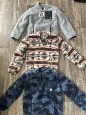 Hurley Boys Sherpa Quarter Zip 3 