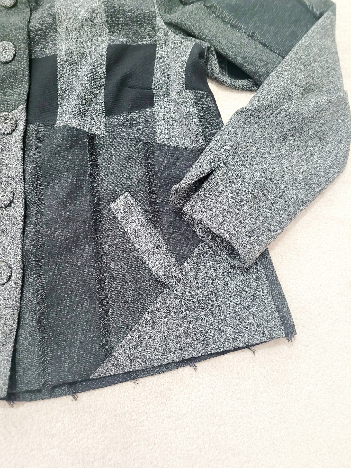 Coldwater Creek Patchwork Textured Jacket Blazer … - image 7